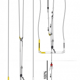 COREKITES SENSOR 3S PRO BAR CARBON 18-24M /52CM