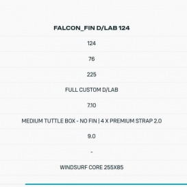 DUOTONE Falcon_Fin D/LAB