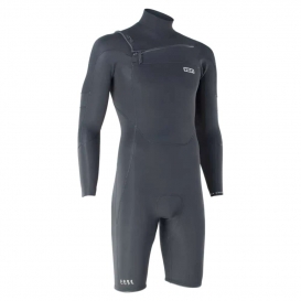 ION Wetsuit Seek Core 3/2 Shorty LS Front Zip men